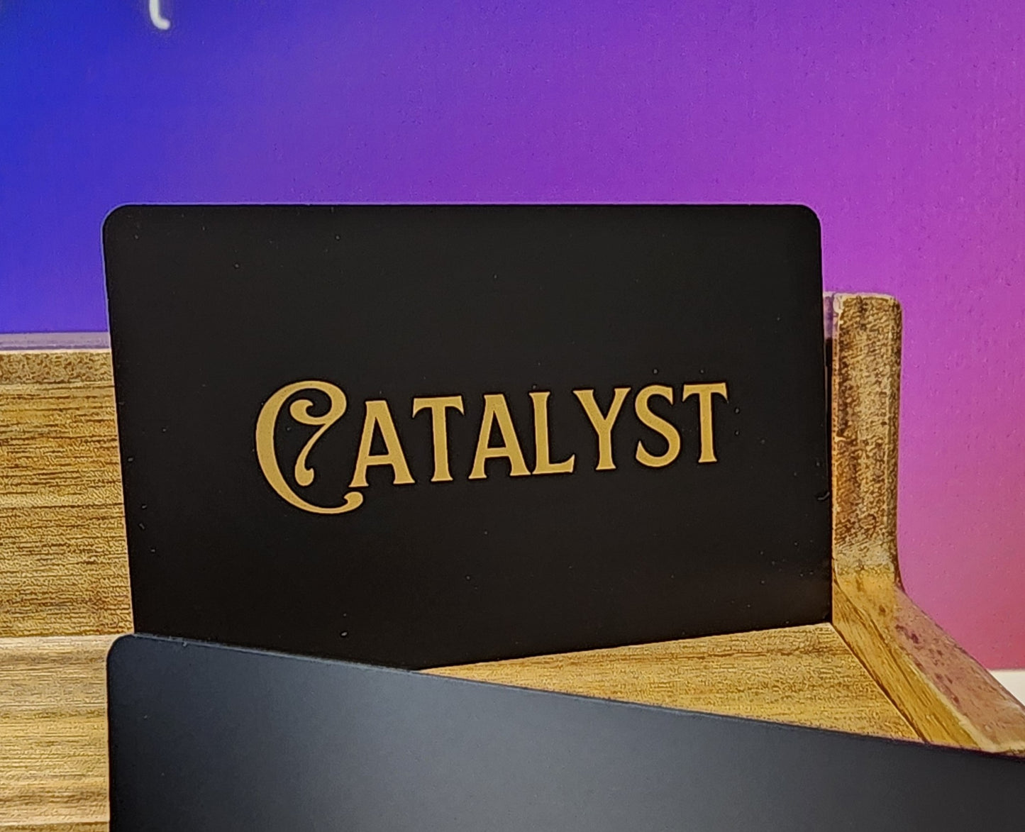 The Catalyst Card - Matte Black