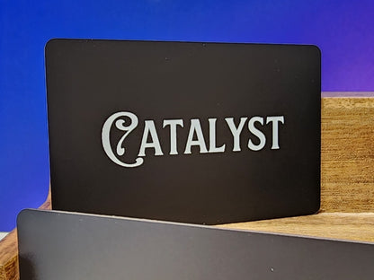 The Catalyst Card - Matte Black